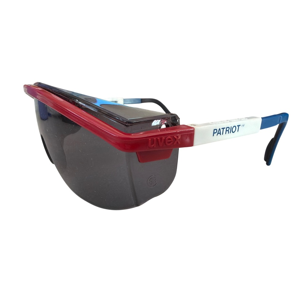 Y2K Uvex Patriot Safety Sunglasses Cyberpunk Gorpcore Sporty Retro Americana